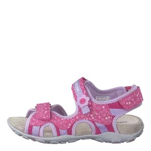 Jr Sandal Roxanne Fuchsia/lilac