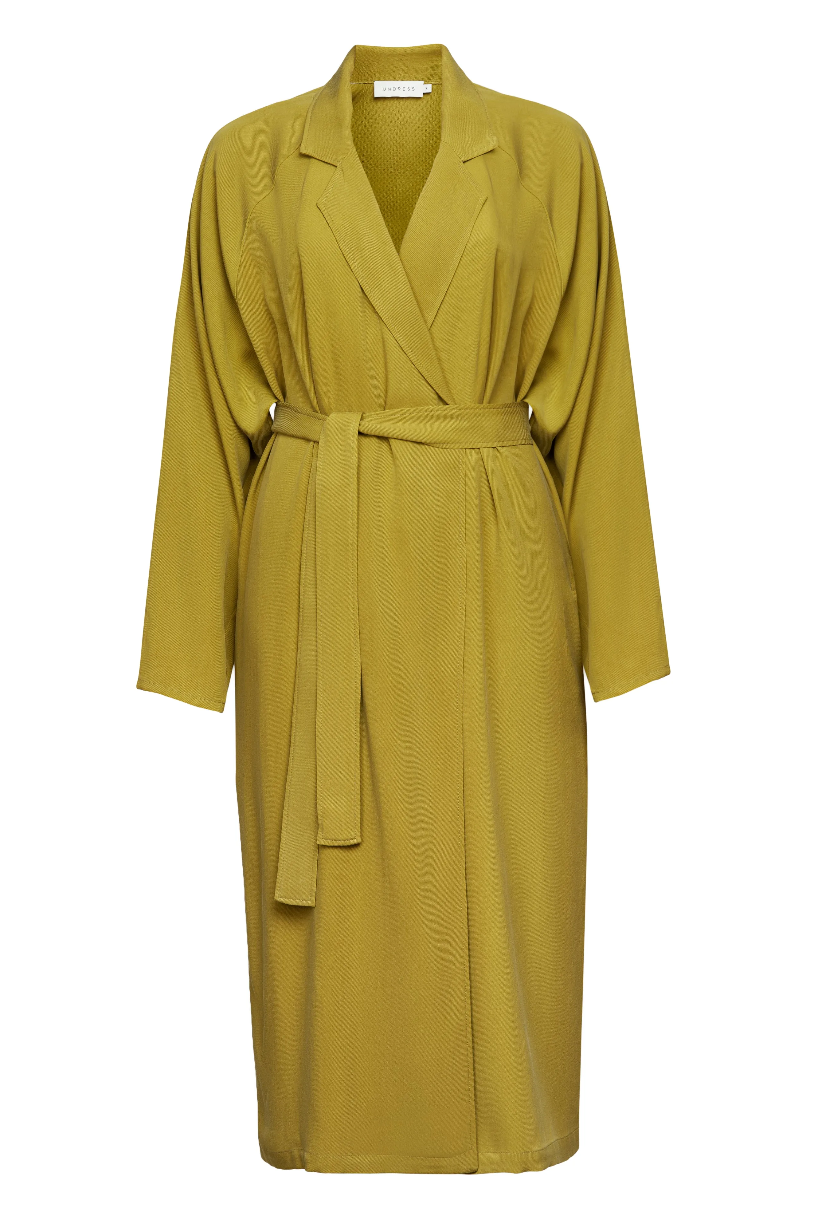 KALINDA olive green midi blazer dress