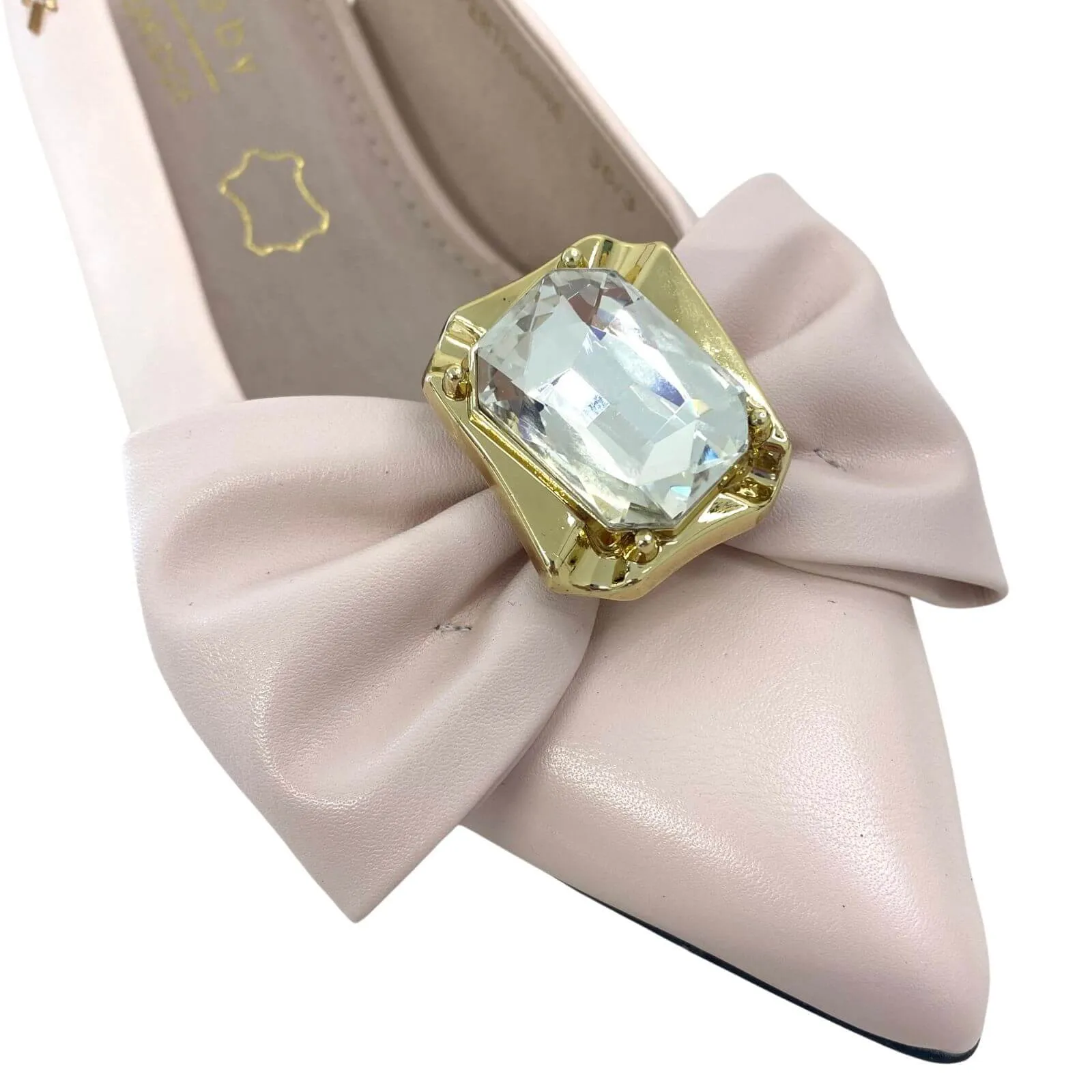 Kate Appleby Perthshire Bow Pointed Shoes - Pink