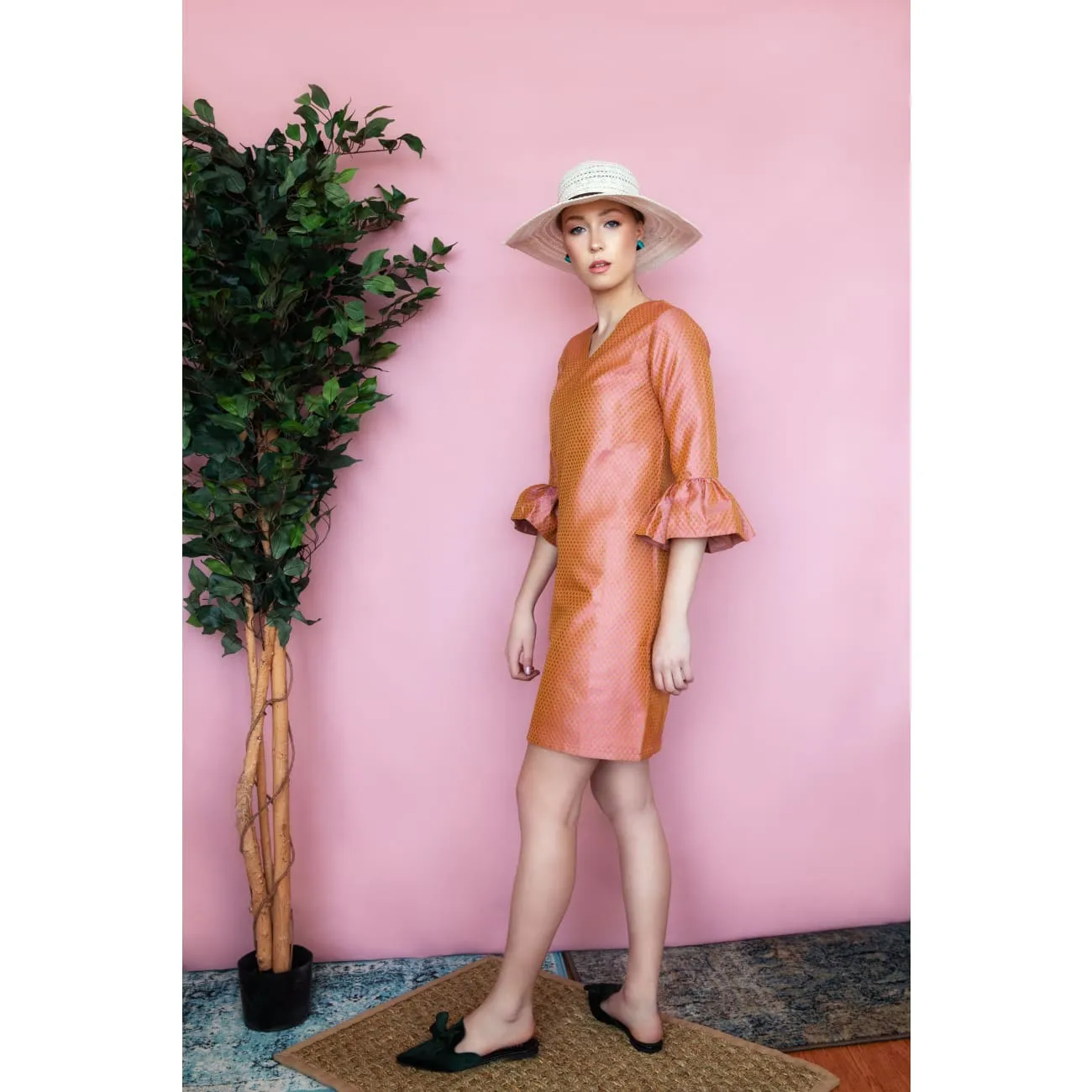 Kim Rose Gold Dress