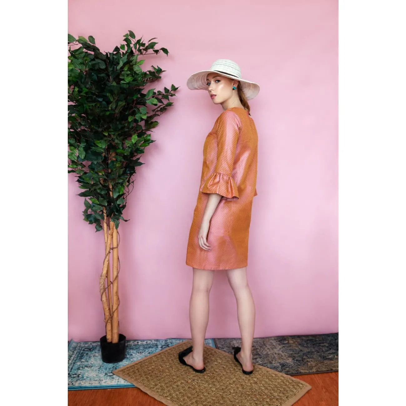 Kim Rose Gold Dress