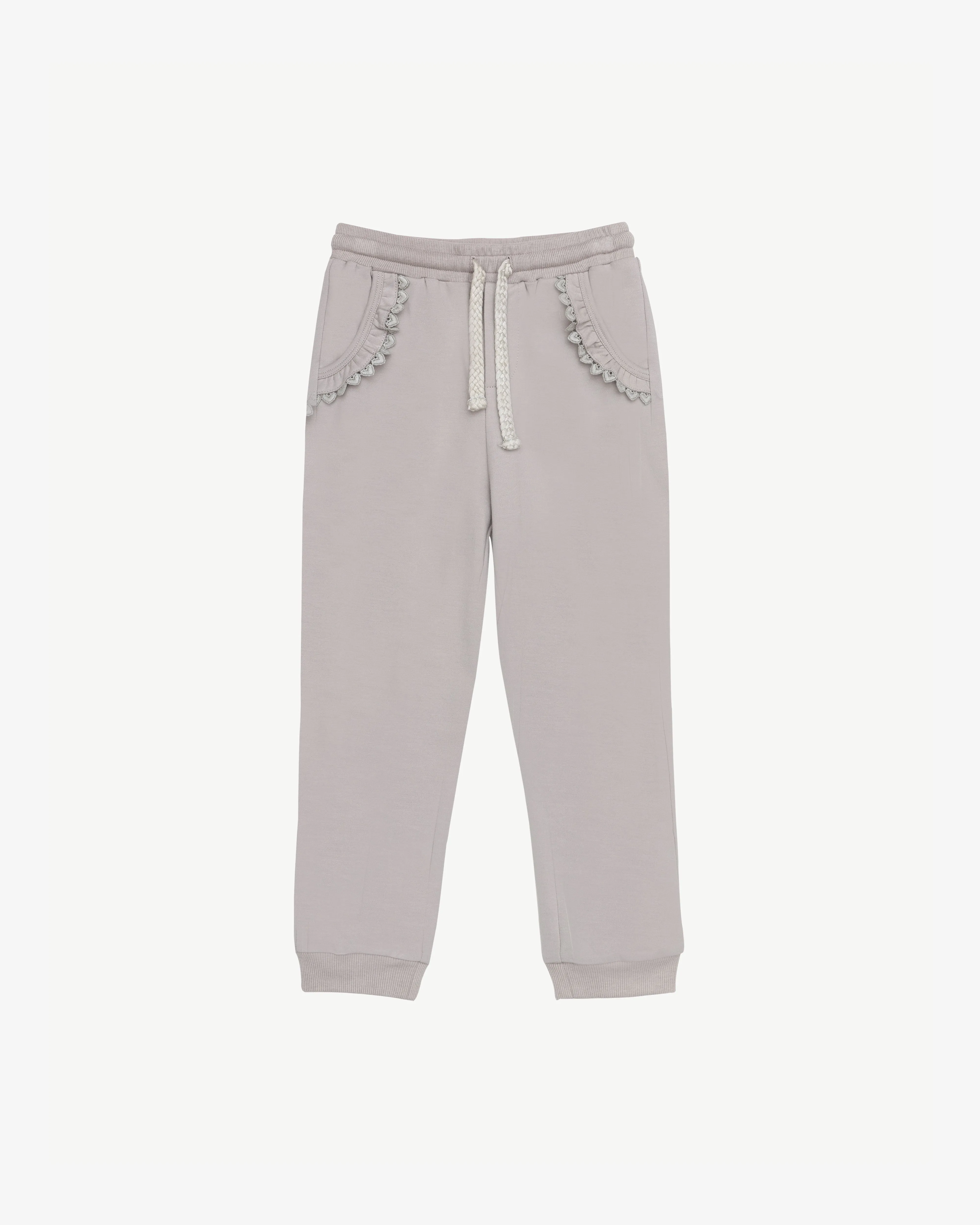 Lacy Pocket Pants (Pack of 2, Ballet Pink & Grey)