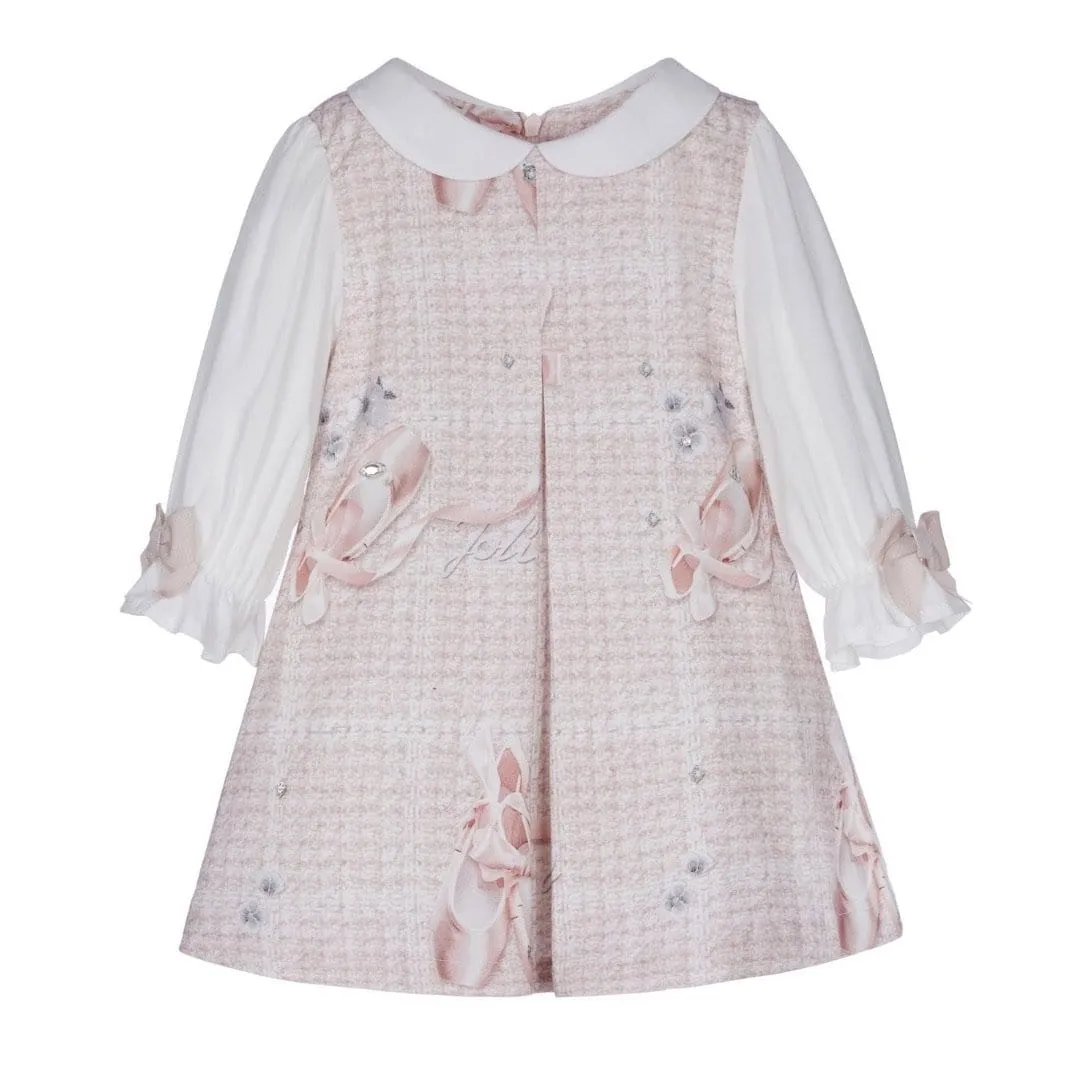 LAPIN HOUSE BALLET PINAFORE DRESS