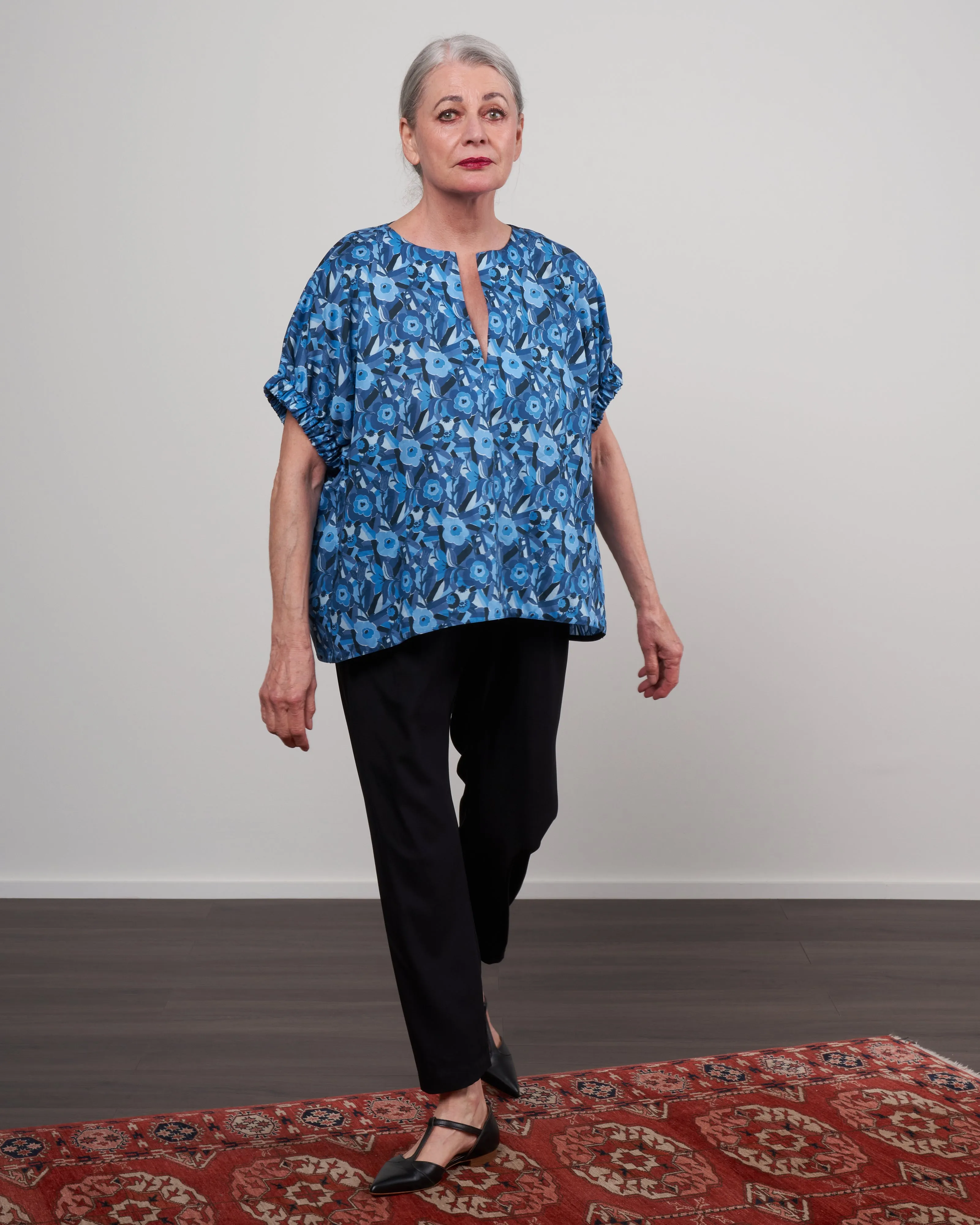 liberty print zoe shirt - bloomsbury