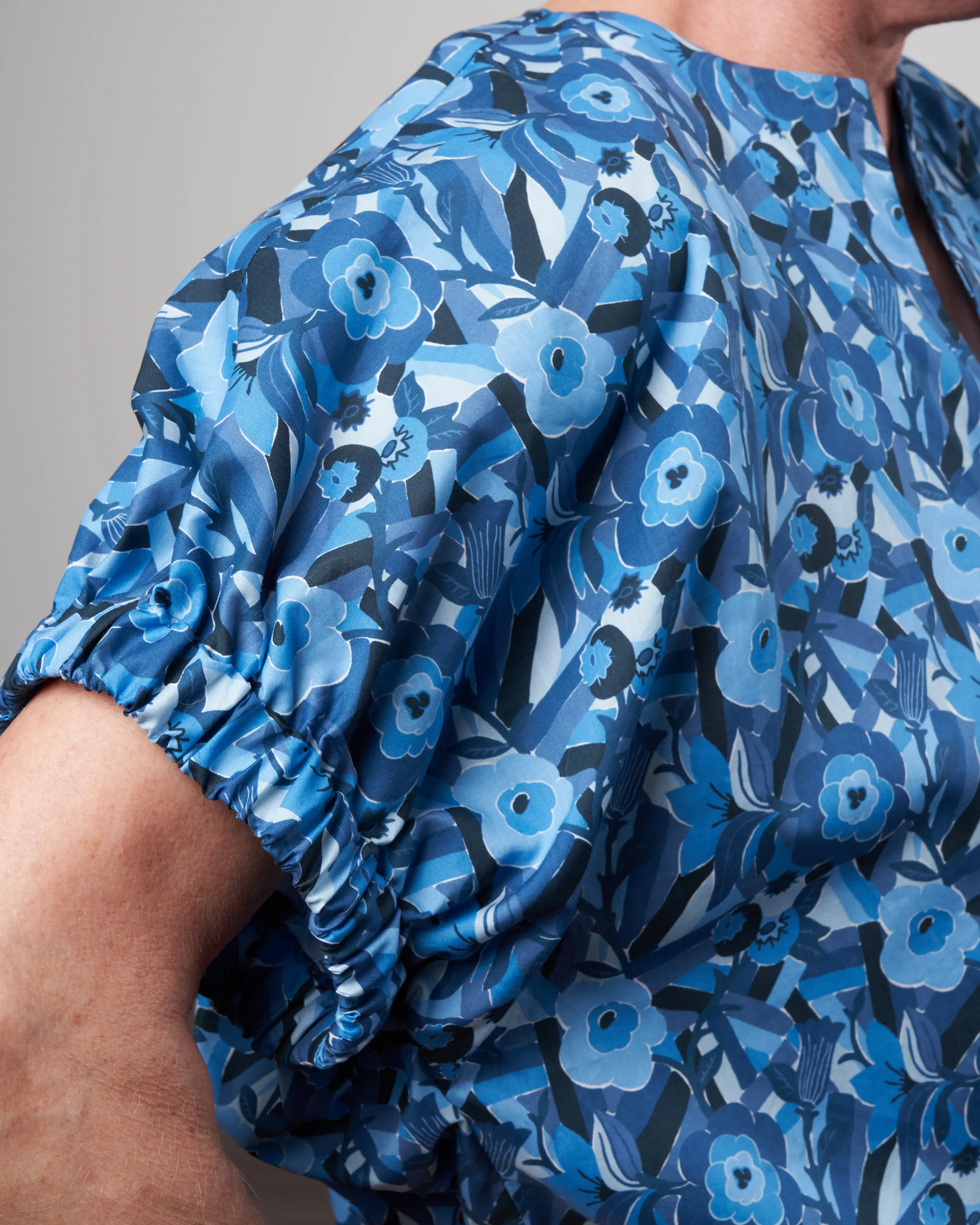 liberty print zoe shirt - bloomsbury