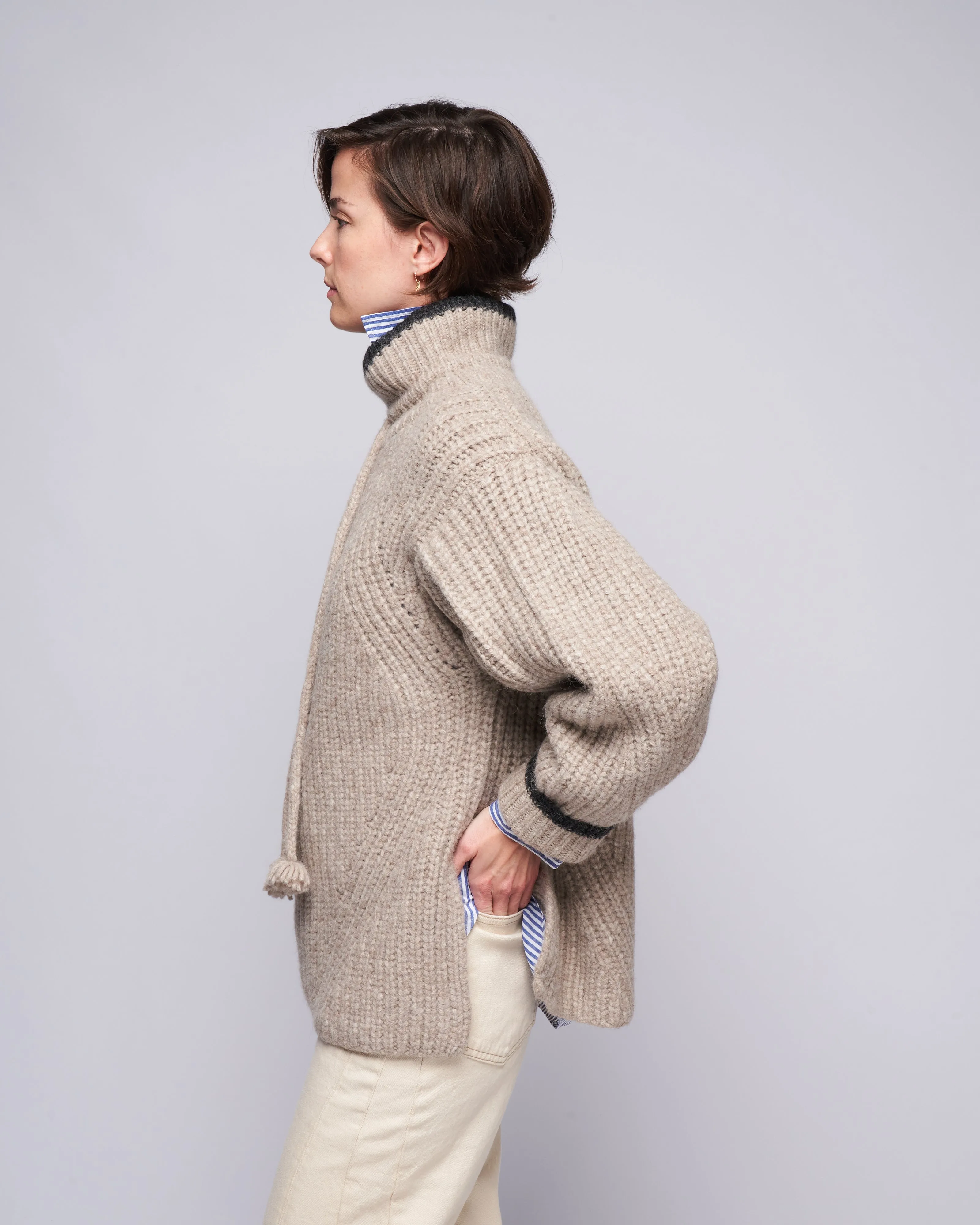 liese turtleneck - cobblestone