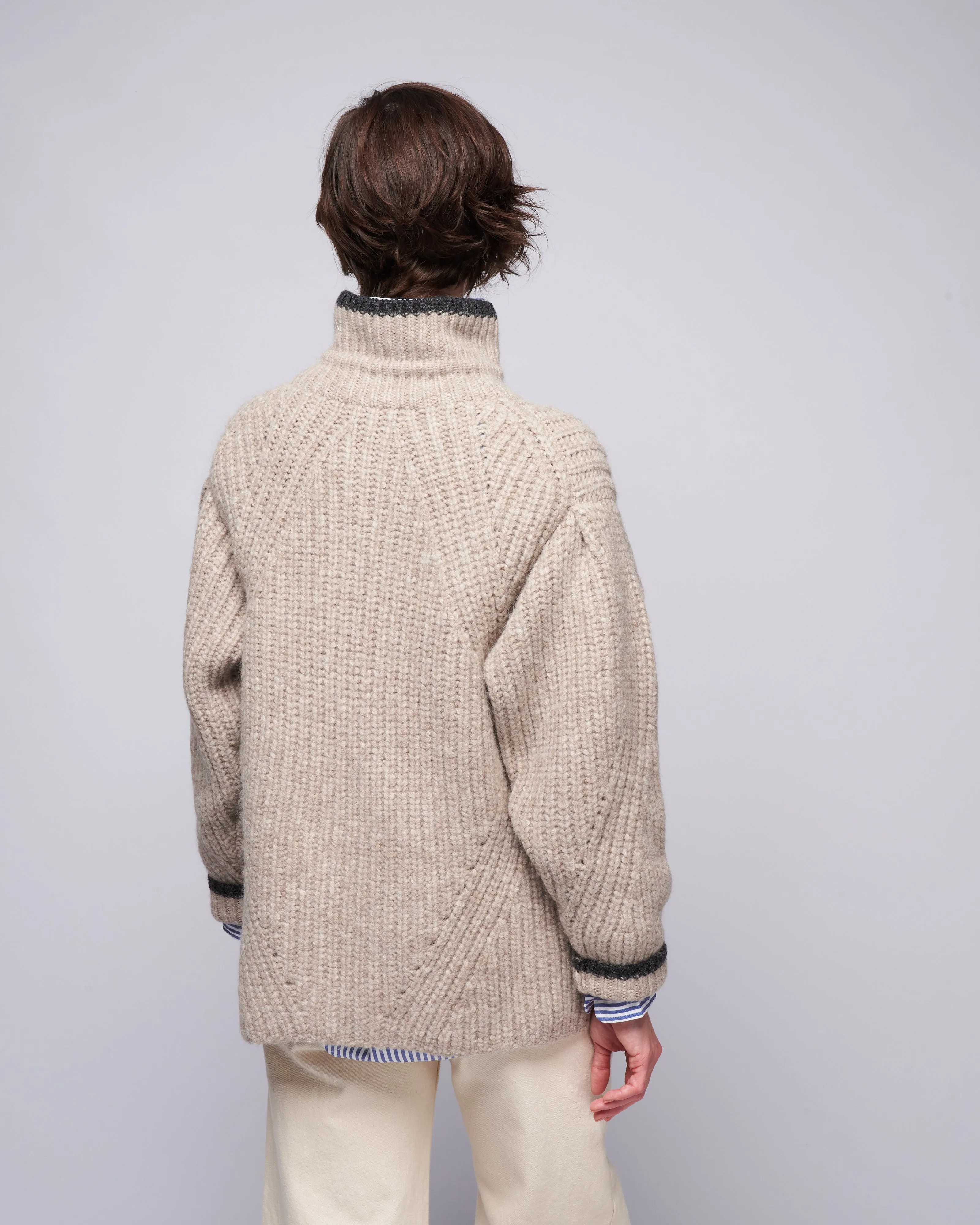 liese turtleneck - cobblestone