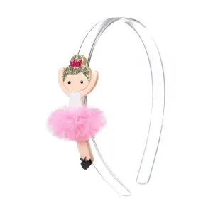 Lilies & Roses Ballerina Headband - Pink Tutu