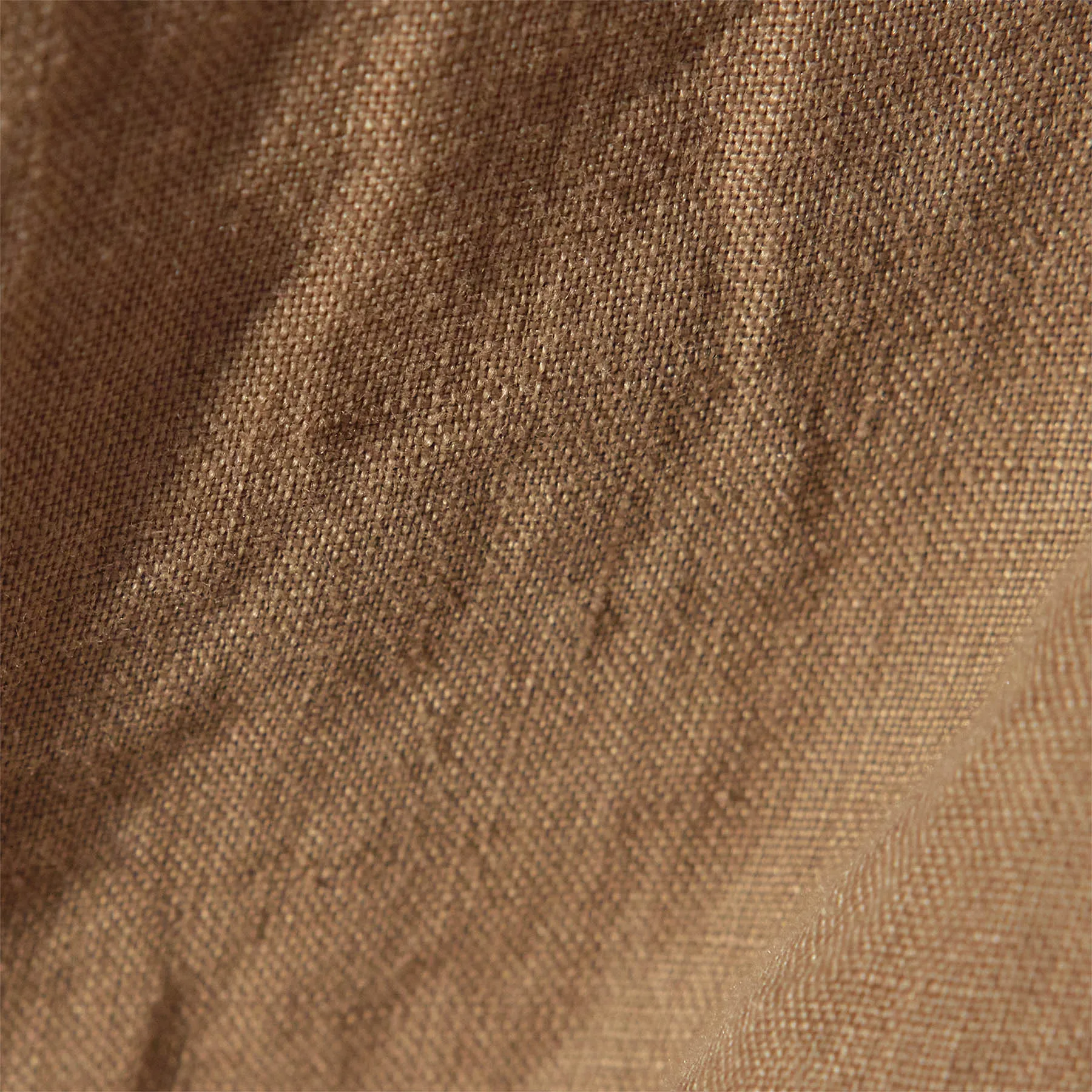 Linen Oversized Shirt - Cashew Pigment