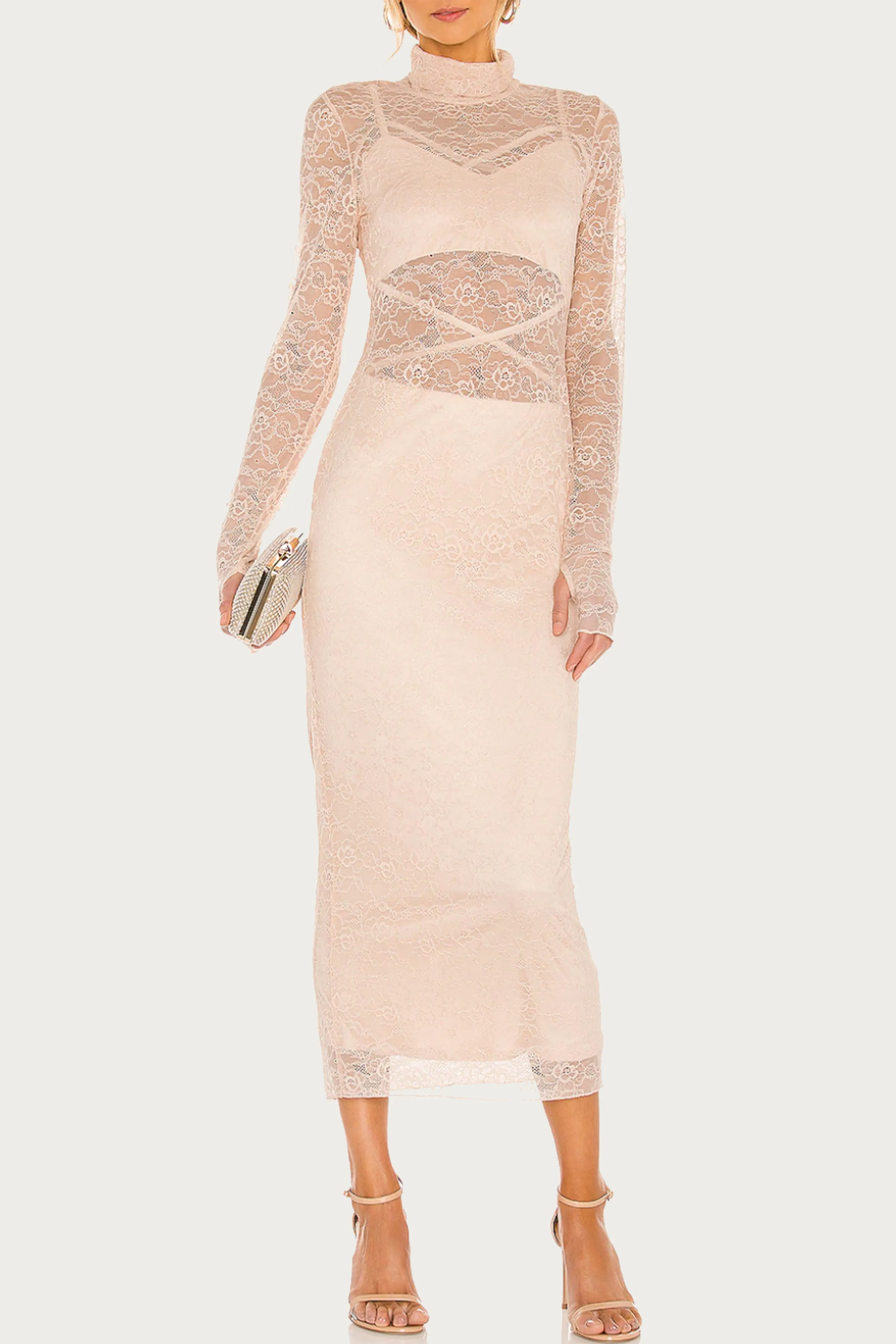LIZZO MESH DRESS