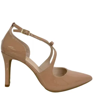 Lodi Revecon Nude Patent Stilettos