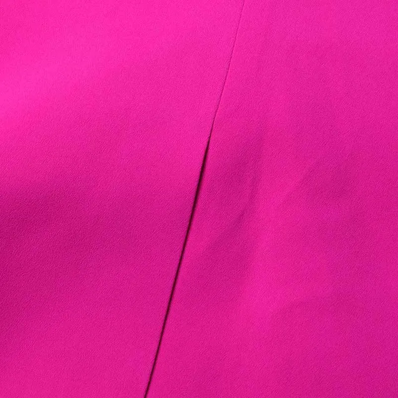 Long Sleeve Feather Crystal Blazer in Hot Pink, White, Black
