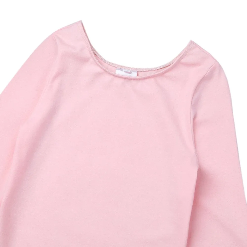 Longsleeve Ballet Leotard with Tied Skirt