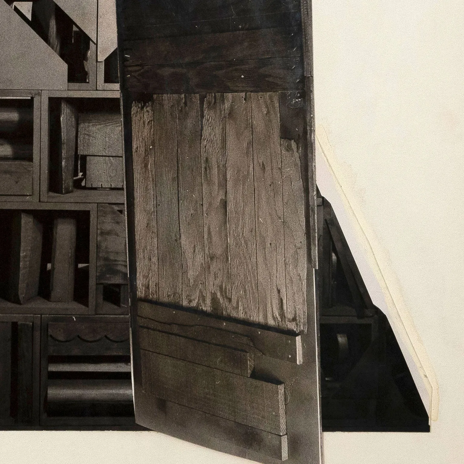 LOUISE NEVELSON "BY THE LAKE" WORKING COLLAGE, 1966