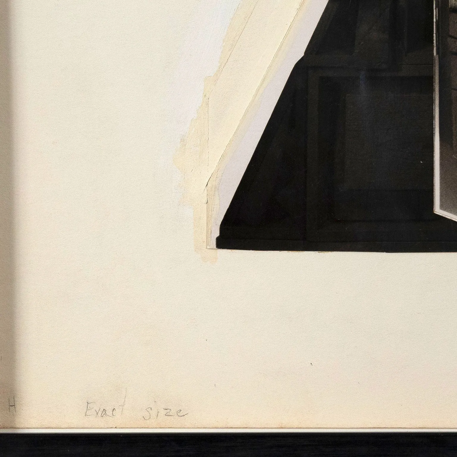 LOUISE NEVELSON "BY THE LAKE" WORKING COLLAGE, 1966