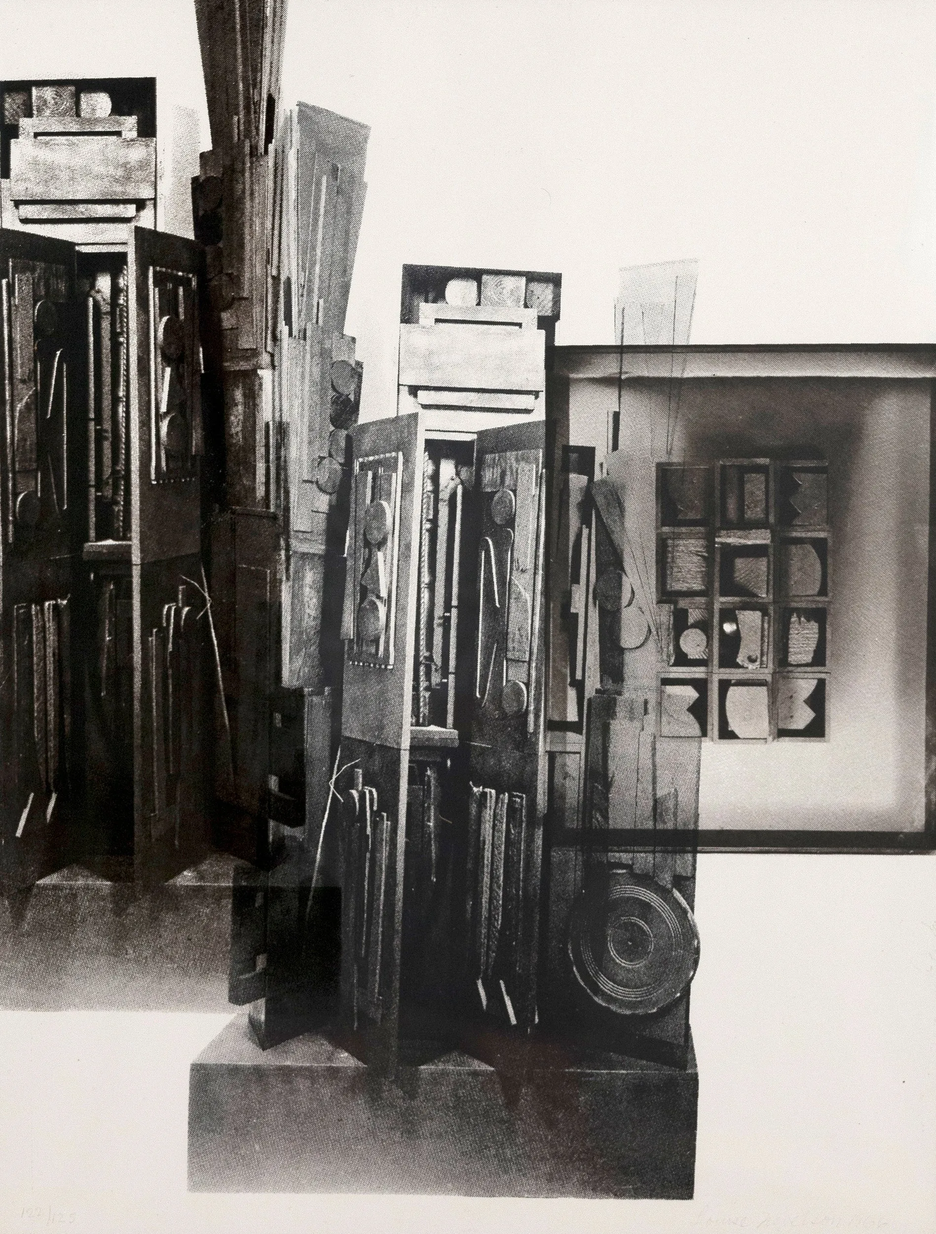 LOUISE NEVELSON "EDITH", 1966