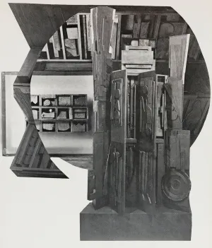 LOUISE NEVELSON "FACADE", 1966
