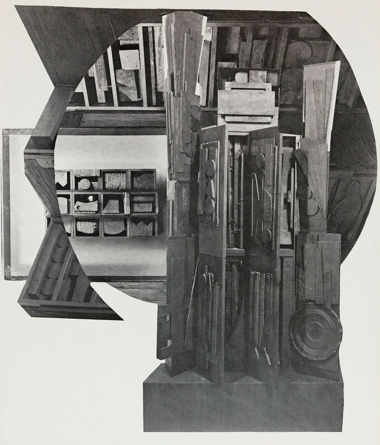 LOUISE NEVELSON "FACADE", 1966