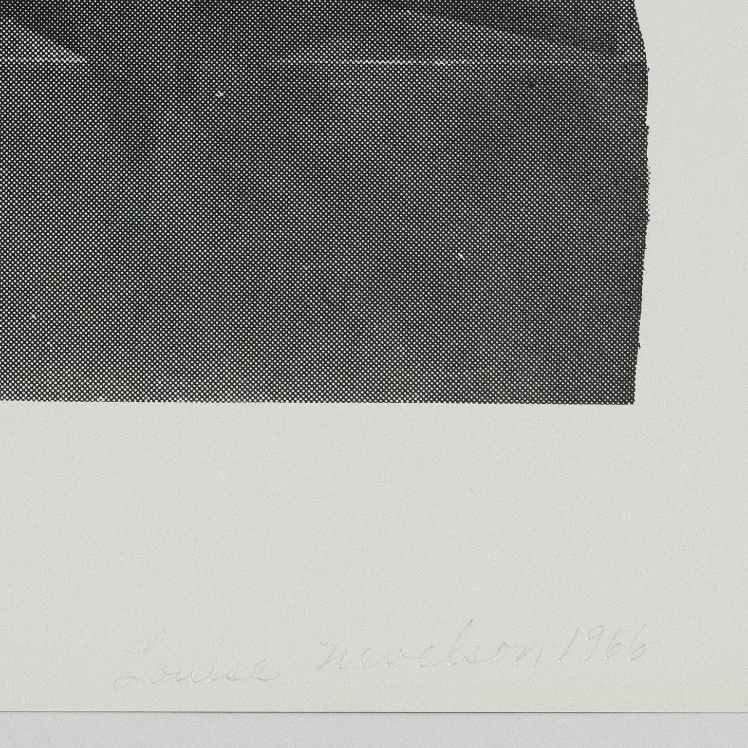 LOUISE NEVELSON "FACADE", 1966