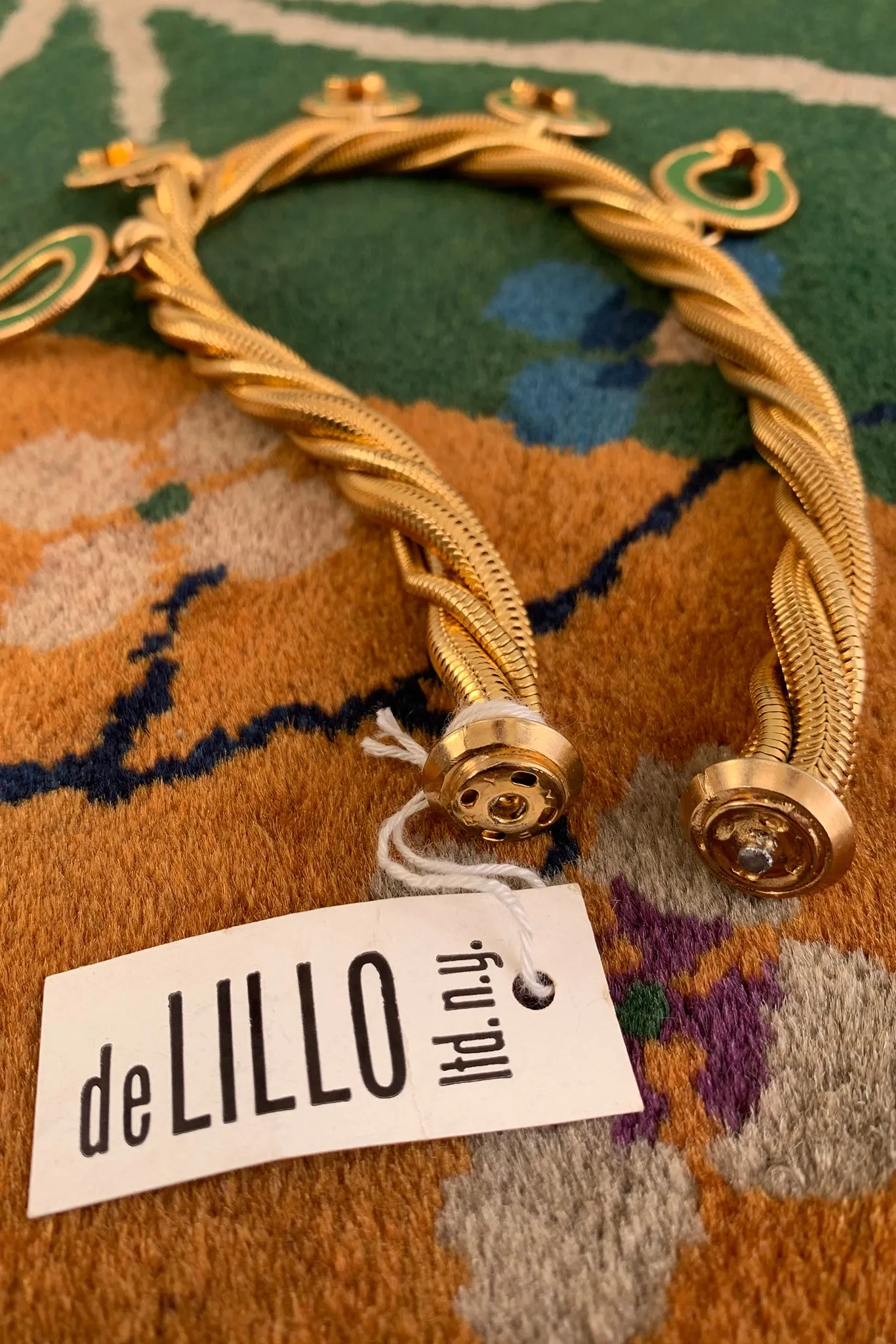 Lucky Horseshoe Charm Collar