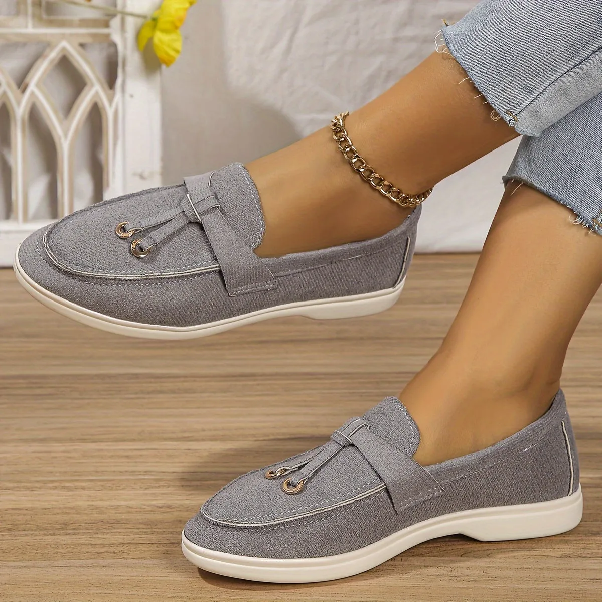 Luxe Bella™ | Women's Comfortable Slip-On Loafers | Soft Suede, Cushioned Insole & Easy Wear Design