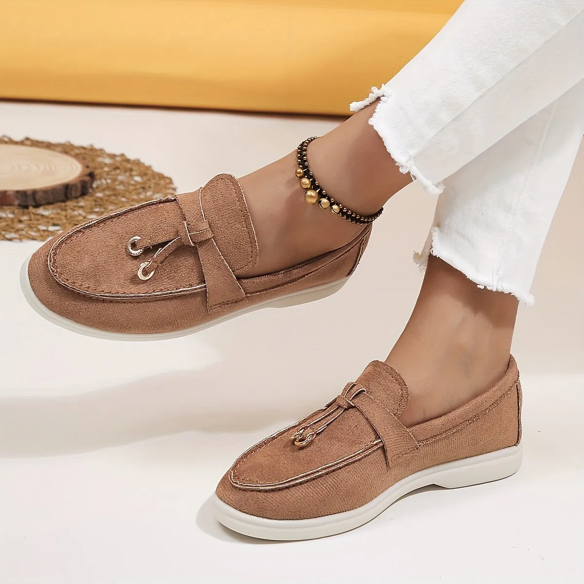 Luxe Bella™ | Women's Comfortable Slip-On Loafers | Soft Suede, Cushioned Insole & Easy Wear Design