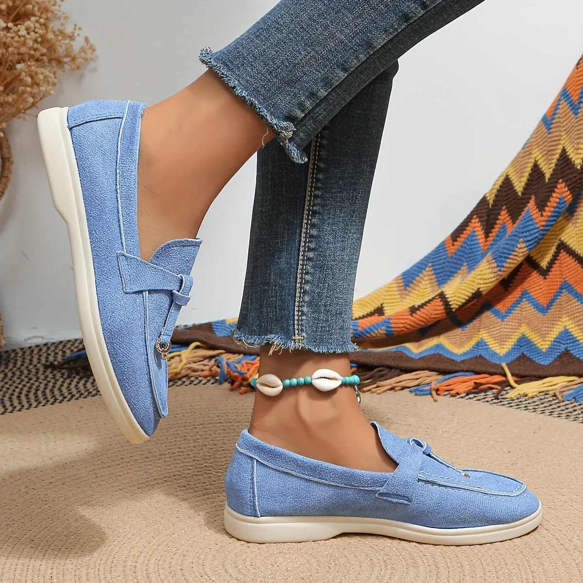 Luxe Bella™ | Women's Comfortable Slip-On Loafers | Soft Suede, Cushioned Insole & Easy Wear Design