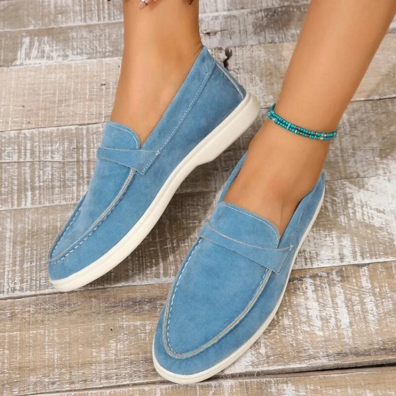 Luxe Step™ | Women's Slip-On Loafers | Soft Suede, Cushioned Insole & Easy On/Off Design