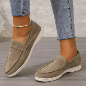 Luxe Step™ | Women's Slip-On Loafers | Soft Suede, Cushioned Insole & Easy On/Off Design