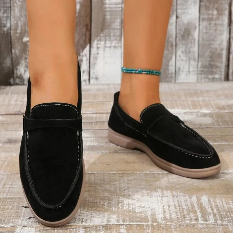 Luxe Step™ | Women's Slip-On Loafers | Soft Suede, Cushioned Insole & Easy On/Off Design