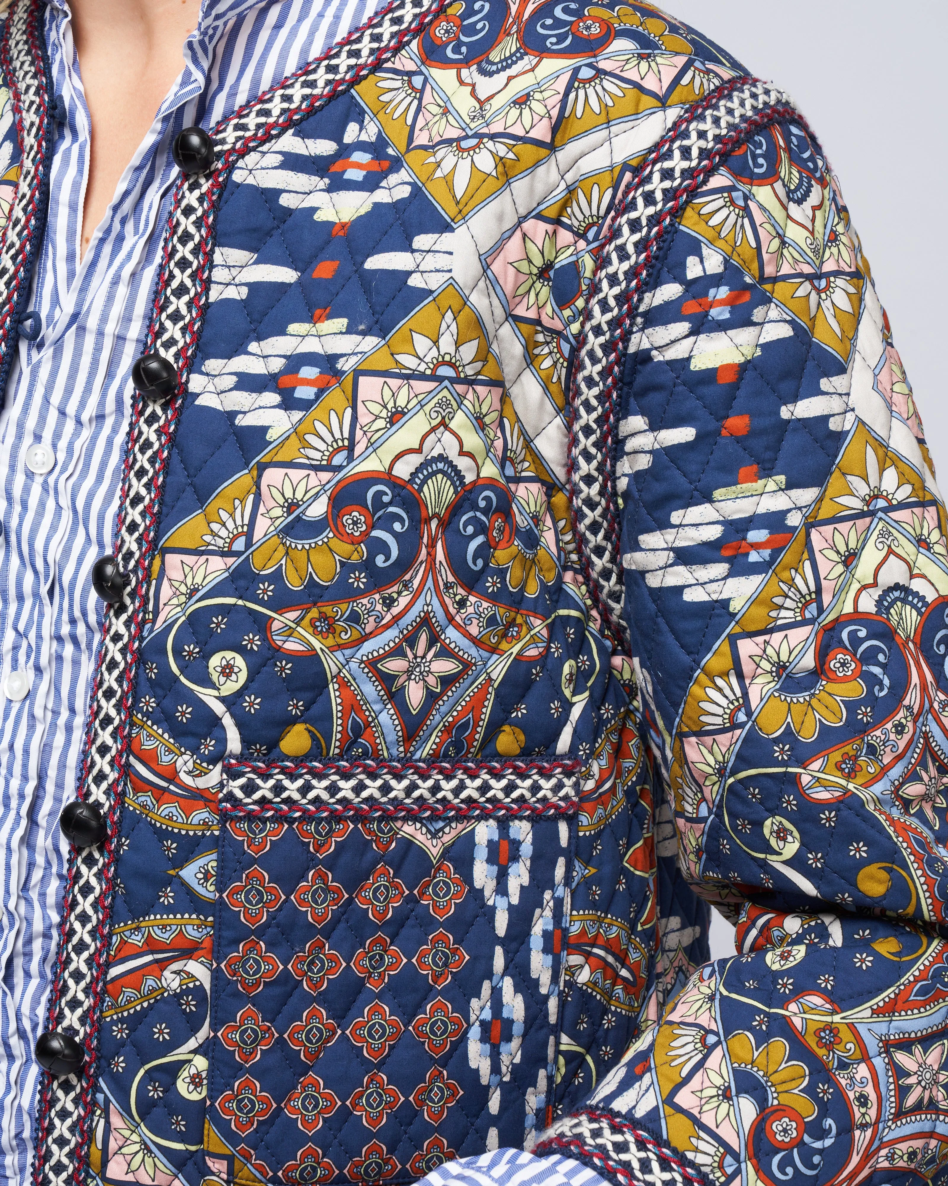 marissa jacket - pandora patchwork midnight spice