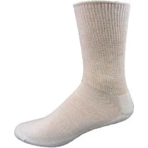 Medipeds Extra Wide Top Crew Sock - M - Black - 2 Pairs