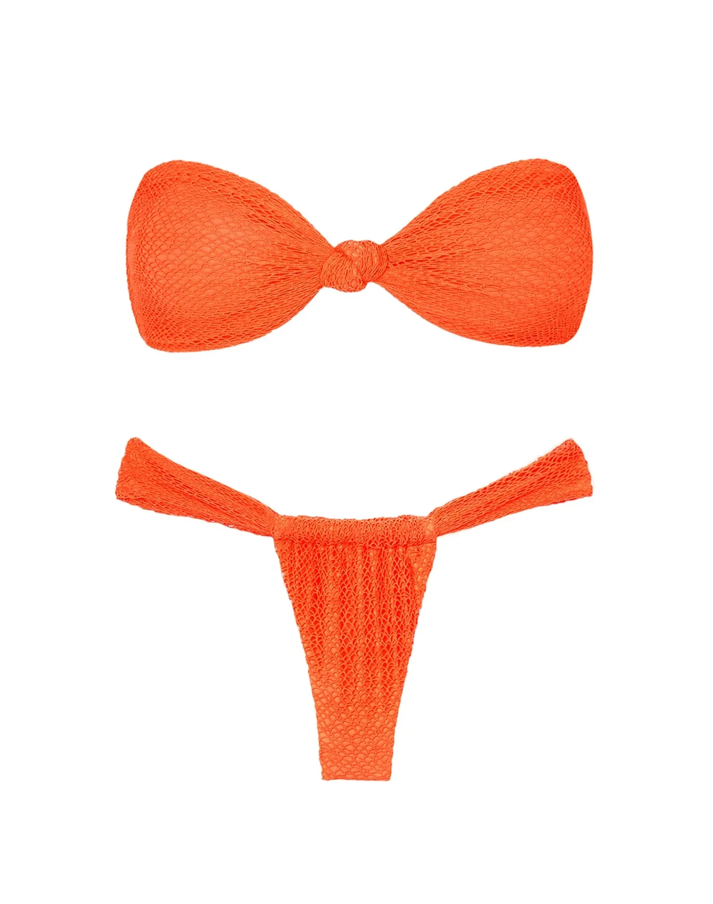 Mesh Jessie Bandeau Top & Mesh Cheeky Bottom By Vix Paula Hermanny