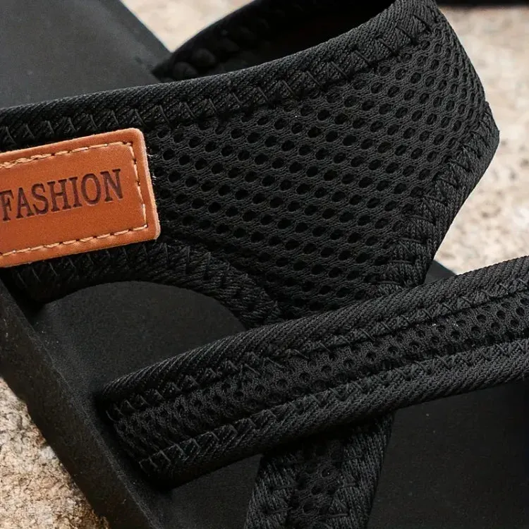 Mesh Sandals with Adjustable Straps and Cushioned Sole