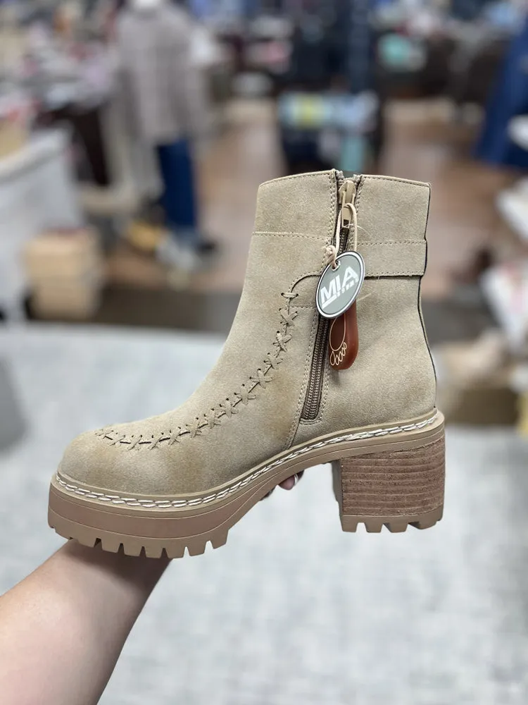 Mia Shoes Toula Boot-Sand