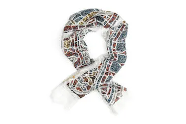 Mith White Modal Scarf