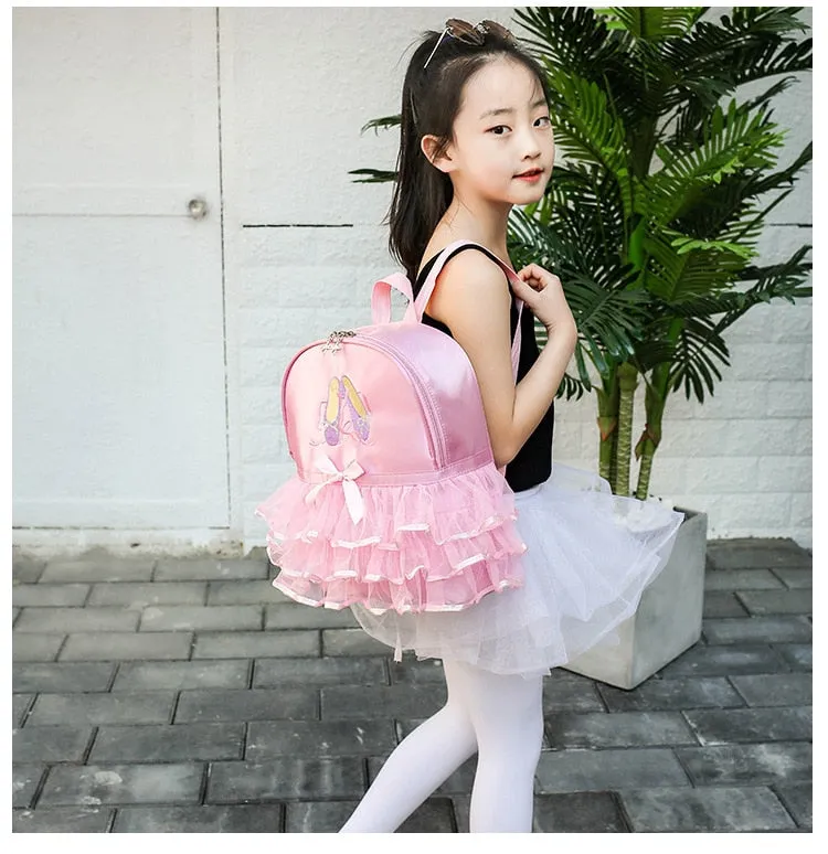 Mochila Infantil Bailarina - Rosa e Lilás