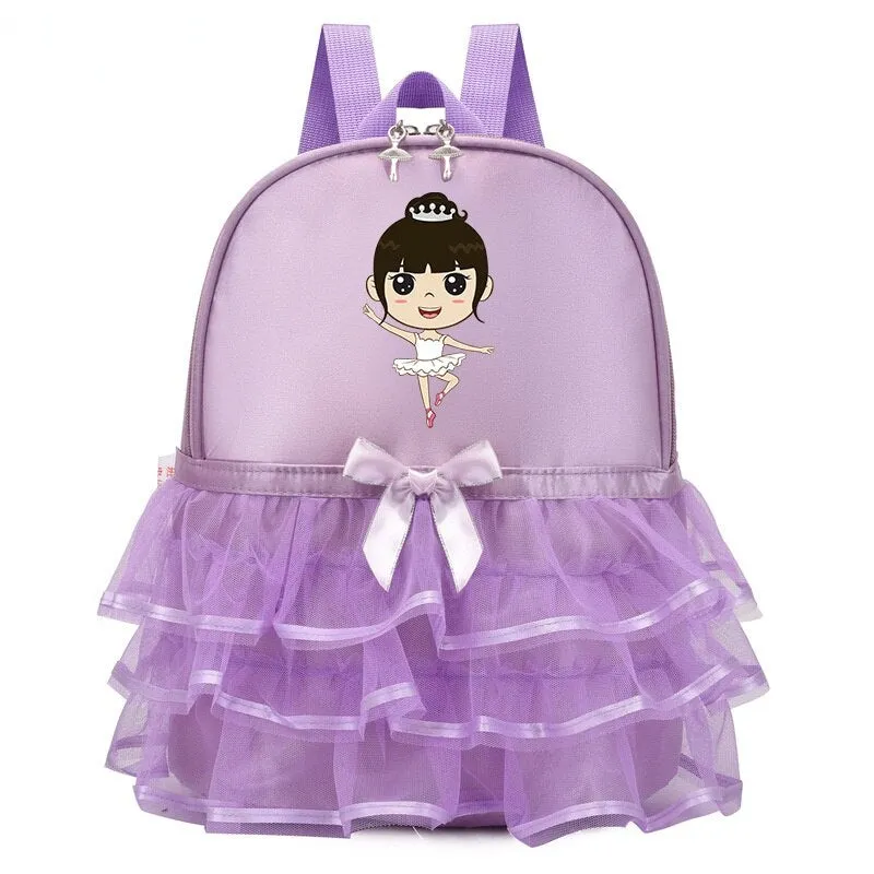 Mochila Infantil Bailarina - Rosa e Lilás