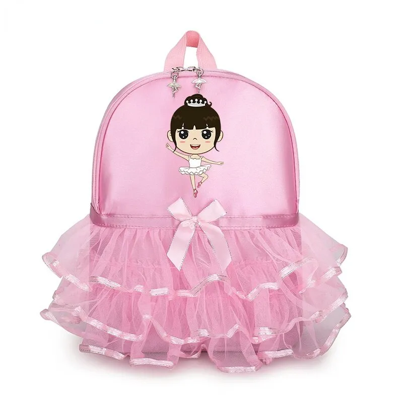 Mochila Infantil Bailarina - Rosa e Lilás