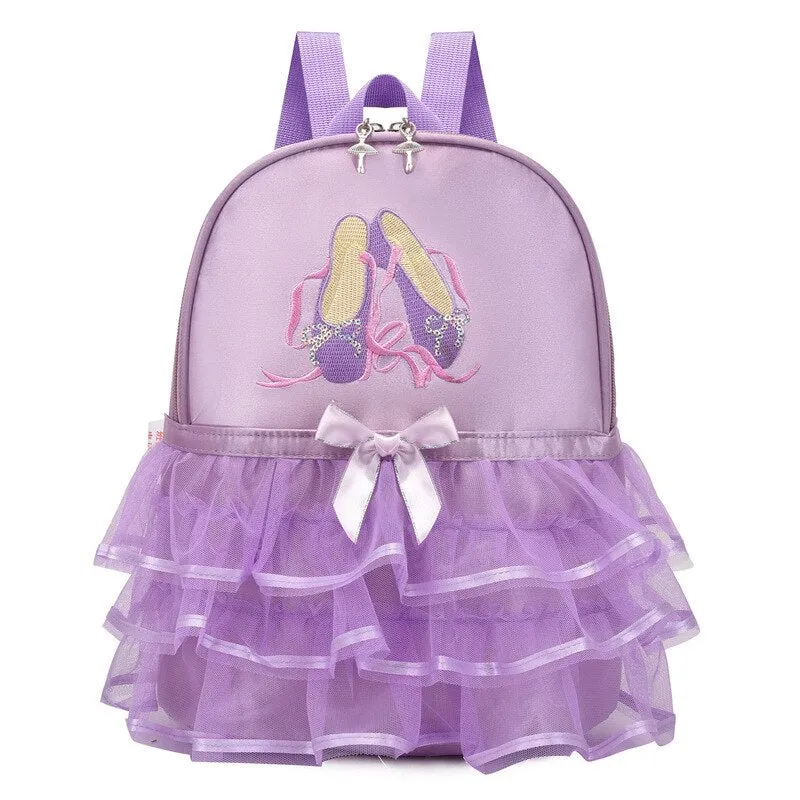Mochila Infantil Bailarina - Rosa e Lilás