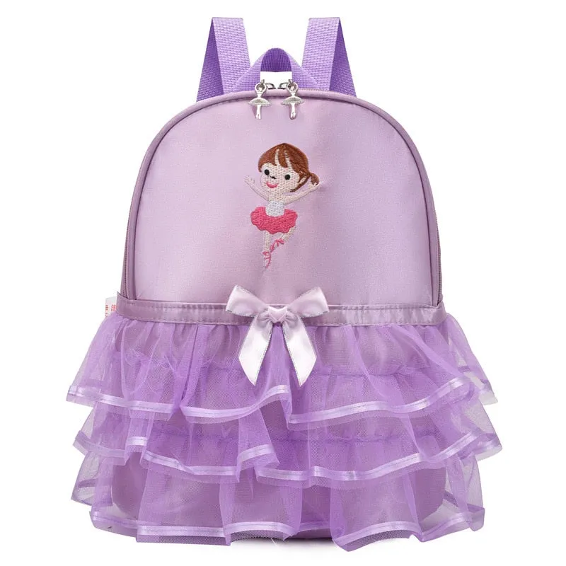 Mochila Infantil Bailarina - Rosa e Lilás