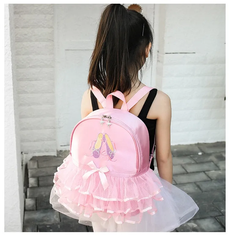 Mochila Infantil Bailarina - Rosa e Lilás