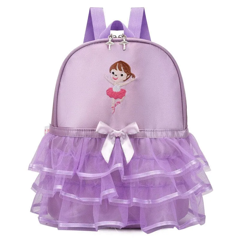Mochila Infantil Bailarina - Rosa e Lilás