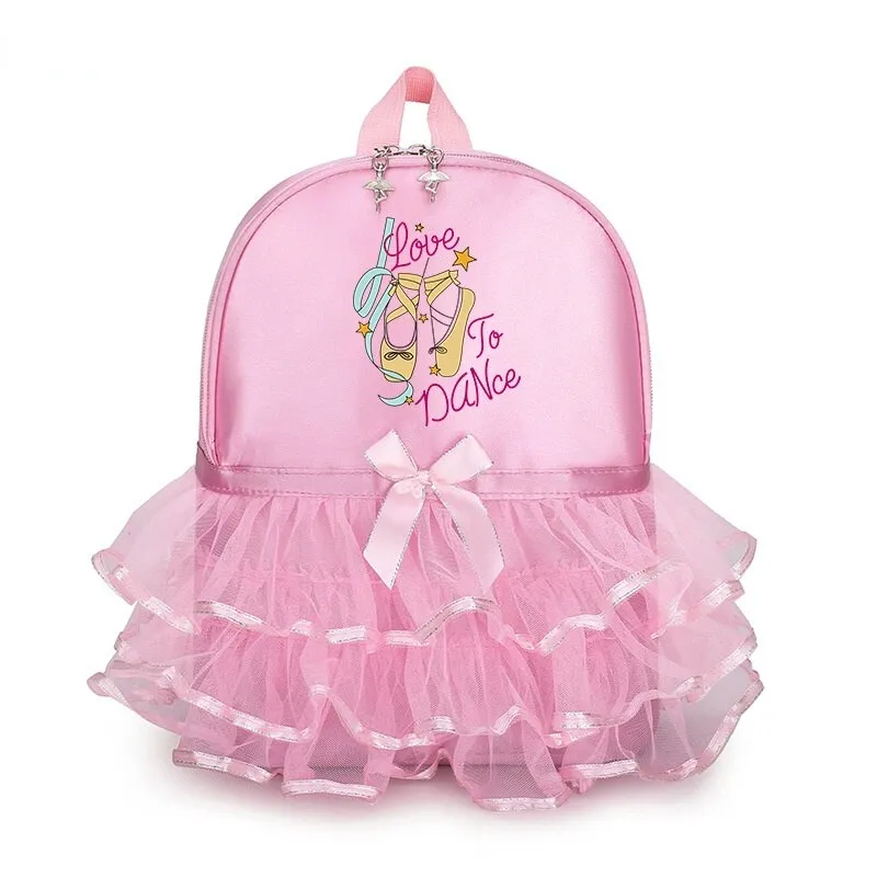 Mochila Infantil Bailarina - Rosa e Lilás