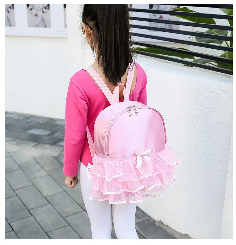 Mochila Infantil Bailarina - Rosa e Lilás