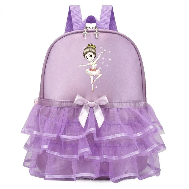 Mochila Infantil Bailarina - Rosa e Lilás