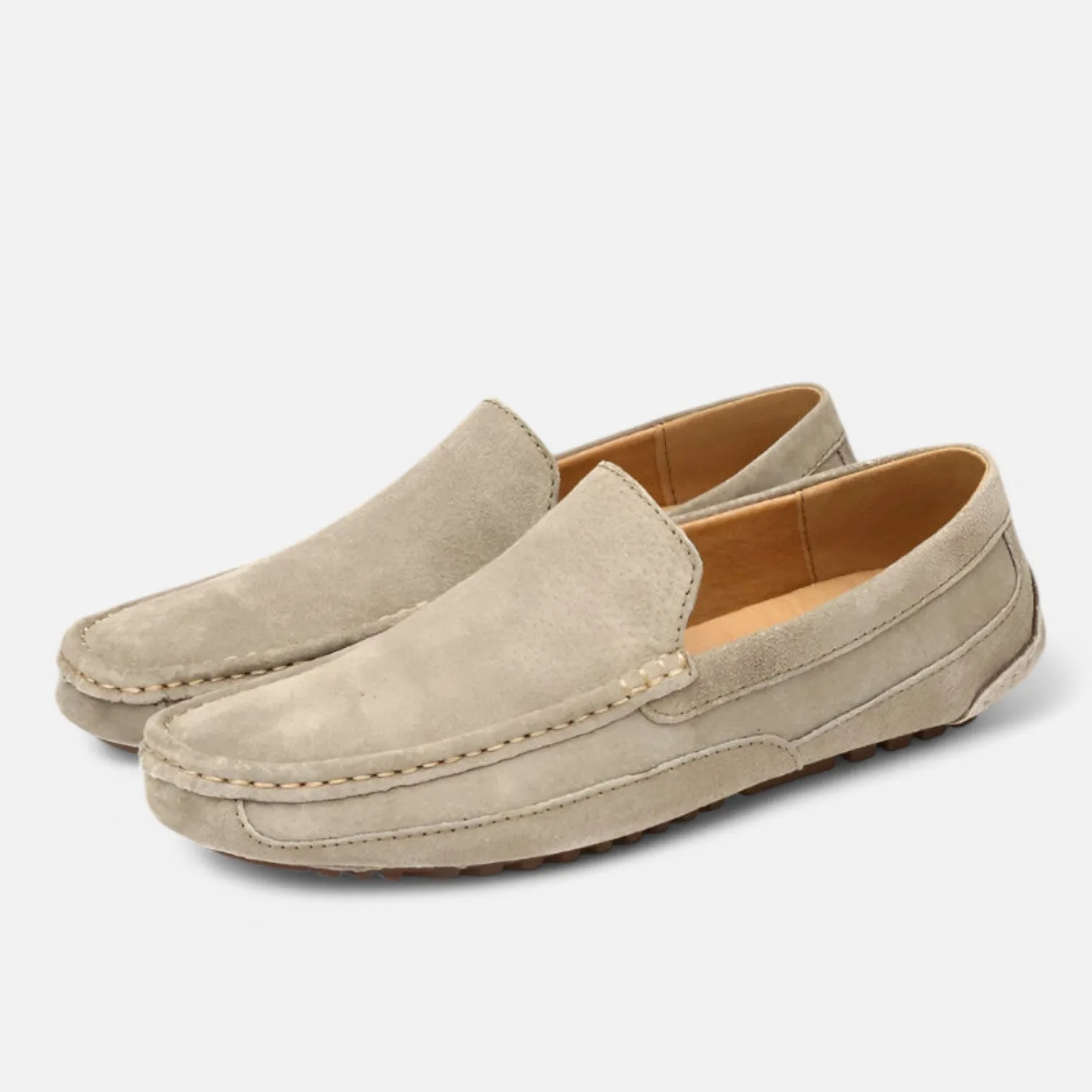 Monacogents | Suede Leather Loafers