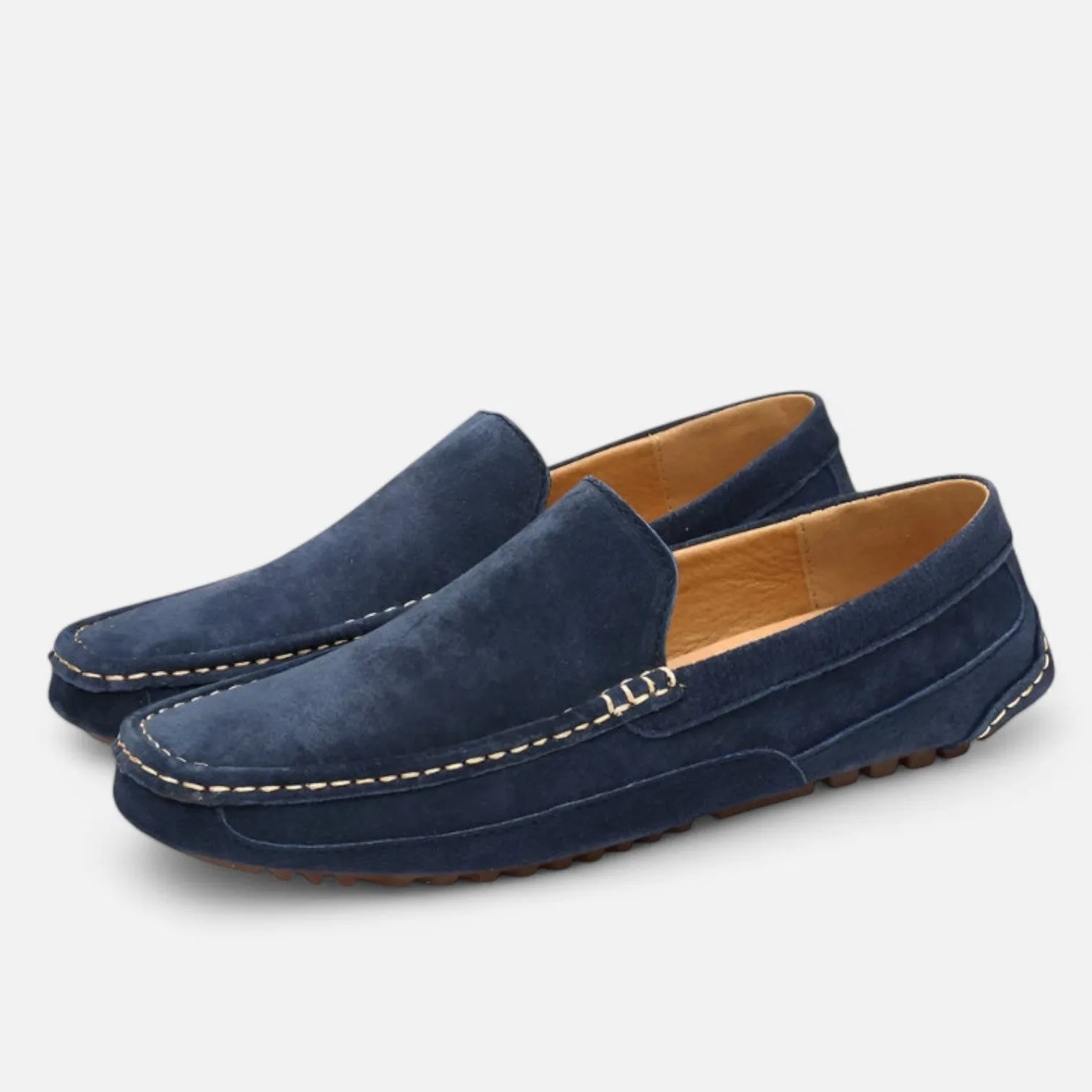 Monacogents | Suede Leather Loafers