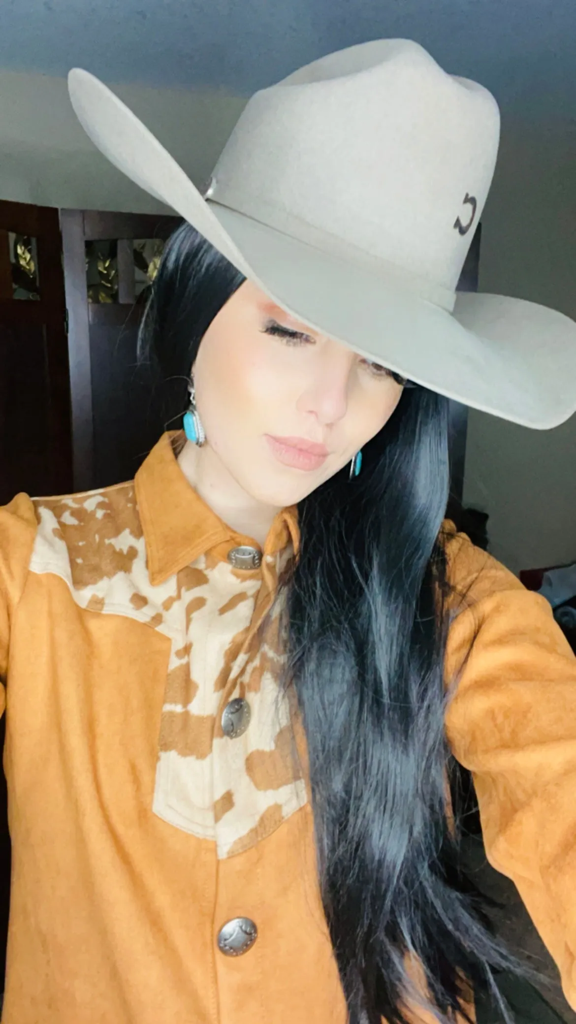 Moo honey suede flannel