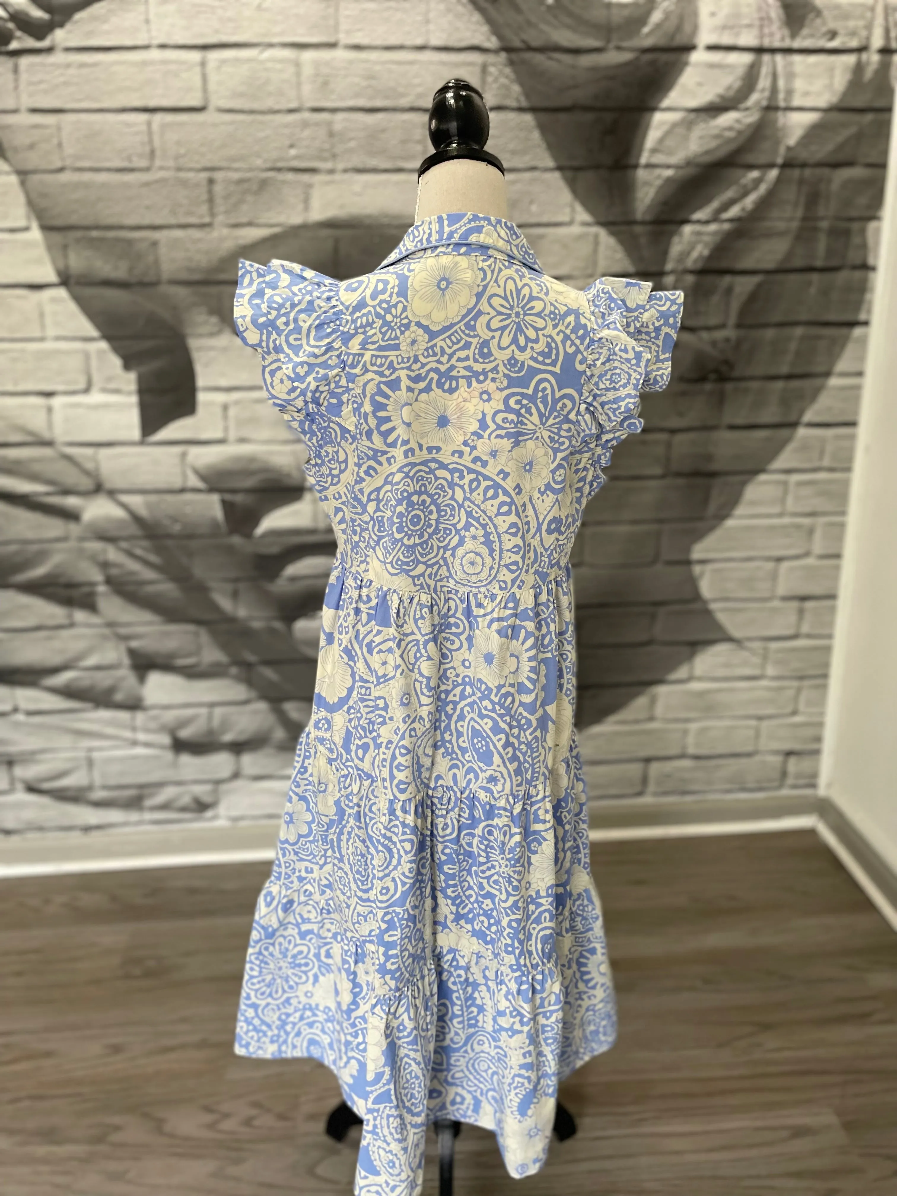 Morgan Dress in Powder Blue